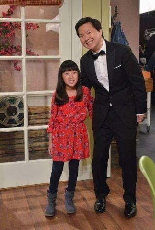 Zooey Jeong with her father, Ken Jeong.
